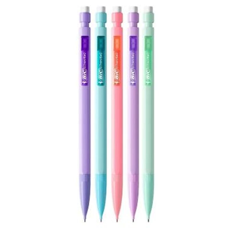 3086123714540-Bic - Porte-mines HB - 0.7 mm - avec gomme - couleurs pastel assorties-P_405148867_1-0