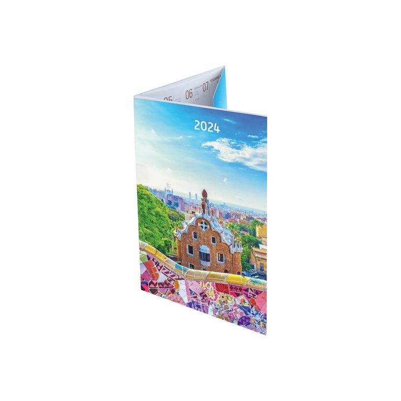 3664447154015-Agenda recyclé Unesco - 1 semaine sur 2 pages - 17 x 24,5 cm - Oberthur-P_405148906_2-1