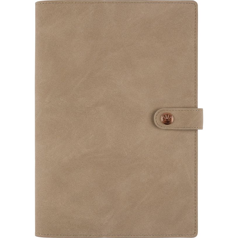 3664447153902-Agenda à spirale Ramatuelle - 1 semaine sur 2 pages - 17 x 24,5 cm - taupe - Oberthur-P_405148911_1-0