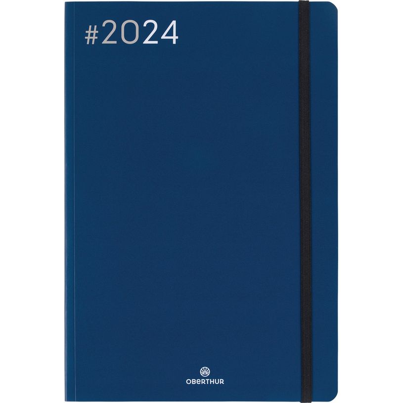 3664447154367-Agenda Flex - 1 semaine sur 2 pages - 17 x 24,5 cm - bleu marine - Oberthur-P_405148928_1-0