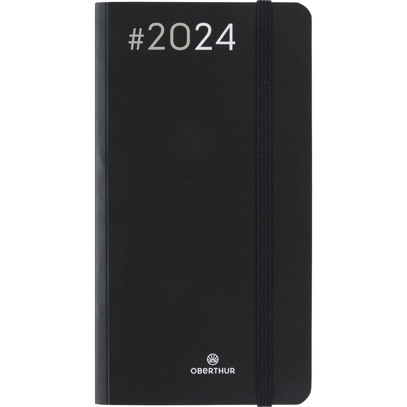 3664447154442-Agenda de poche Flex - 1 semaine sur 2 pages - 9,5 x 17,5 cm - noir - Oberthur-P_405148936_1-0