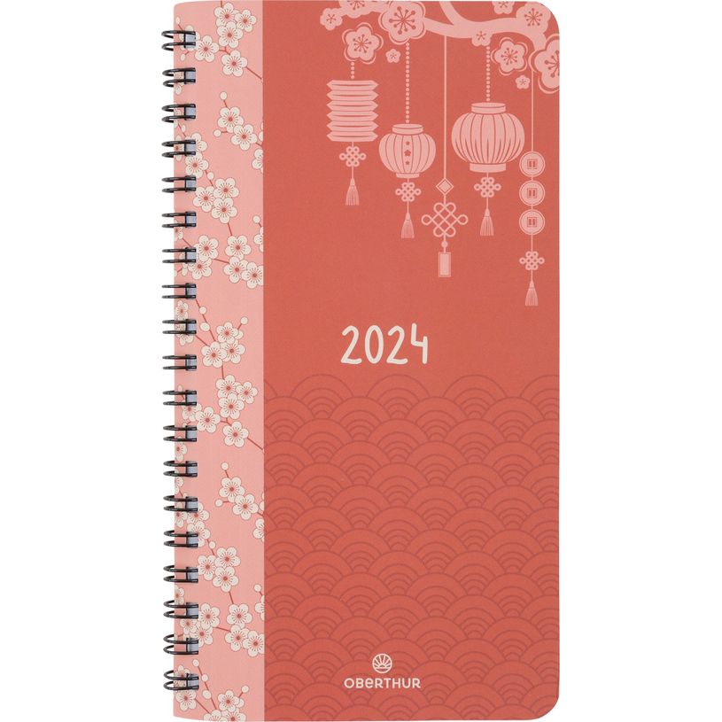 3664447156910-Agenda de poche spiralé Tokyo - 1 semaine sur 2 pages - 9,5 x 17 cm - bleu - Oberthur-P_405148948_1-0