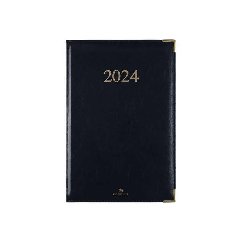 3664447154275-Agenda de poche Kiev - 1 semaine sur 2 pages - 9,5 x 17 cm - bleu marine - Oberthur-P_405148967_2-1