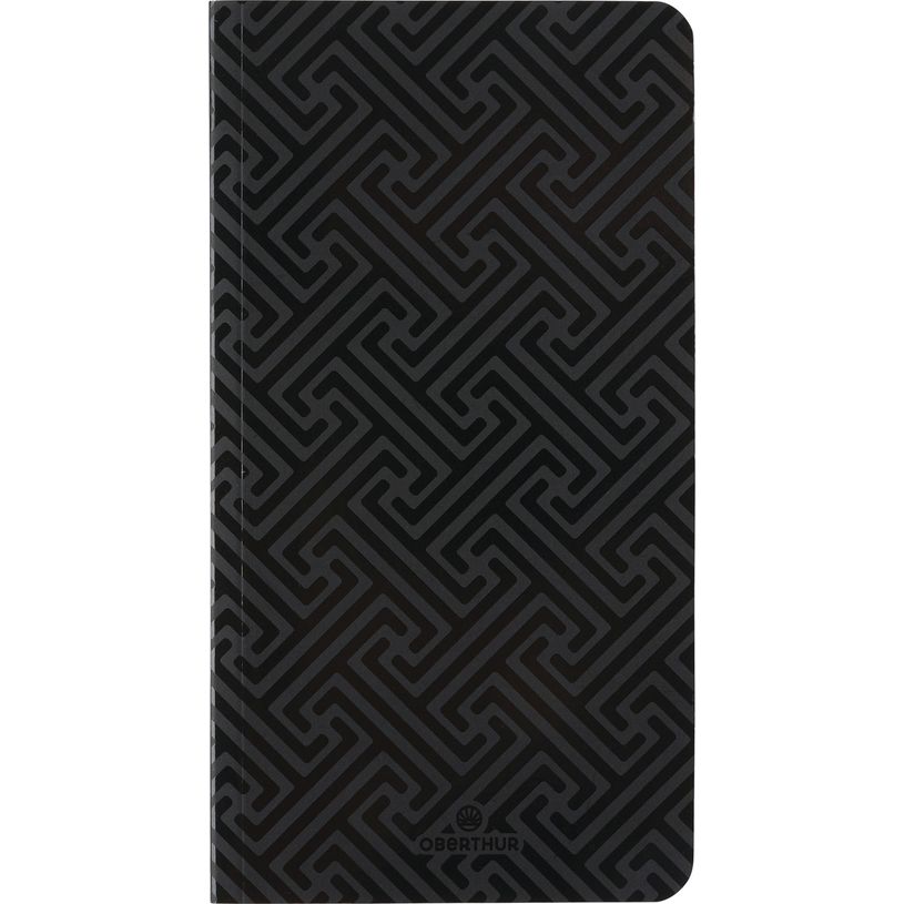 3664447162454-Agenda de poche Helsinki - 1 semaine sur 2 pages - 9,5 x 17 cm - noir - Oberthur-P_405148973_1-0