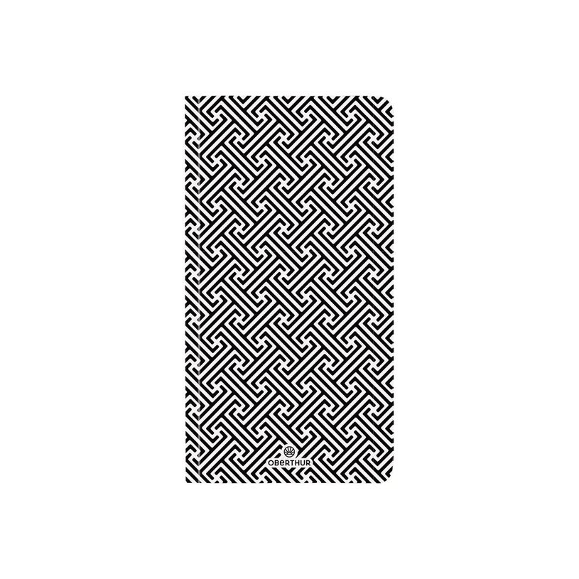 3664447162461-Agenda de poche Helsinki - 1 semaine sur 2 pages - 9,5 x 17 cm - noir/blanc - Oberthur-P_405148974_2-1