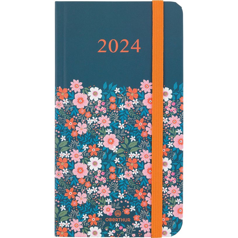 3664447153612-Agenda de poche Anahita - 1 semaine sur 2 pages - 9,5 x 17 cm - hiver floral - Oberthur-P_405148986_1-0