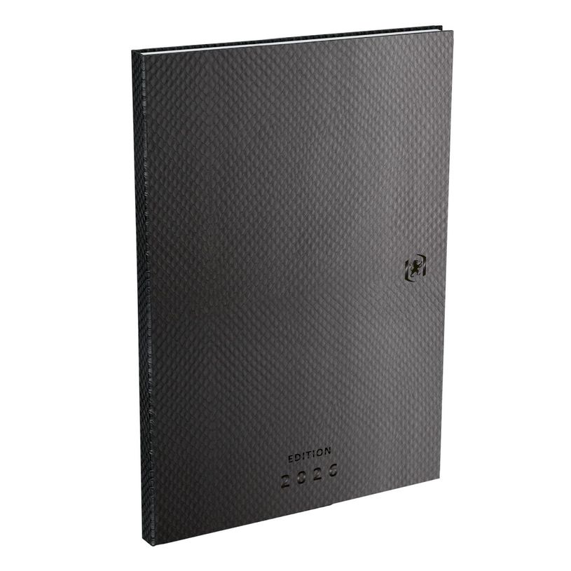 3147280267130-Agenda Ophio - 1 semaine sur 2 pages - 16 x 24 cm - noir - Oxford--0