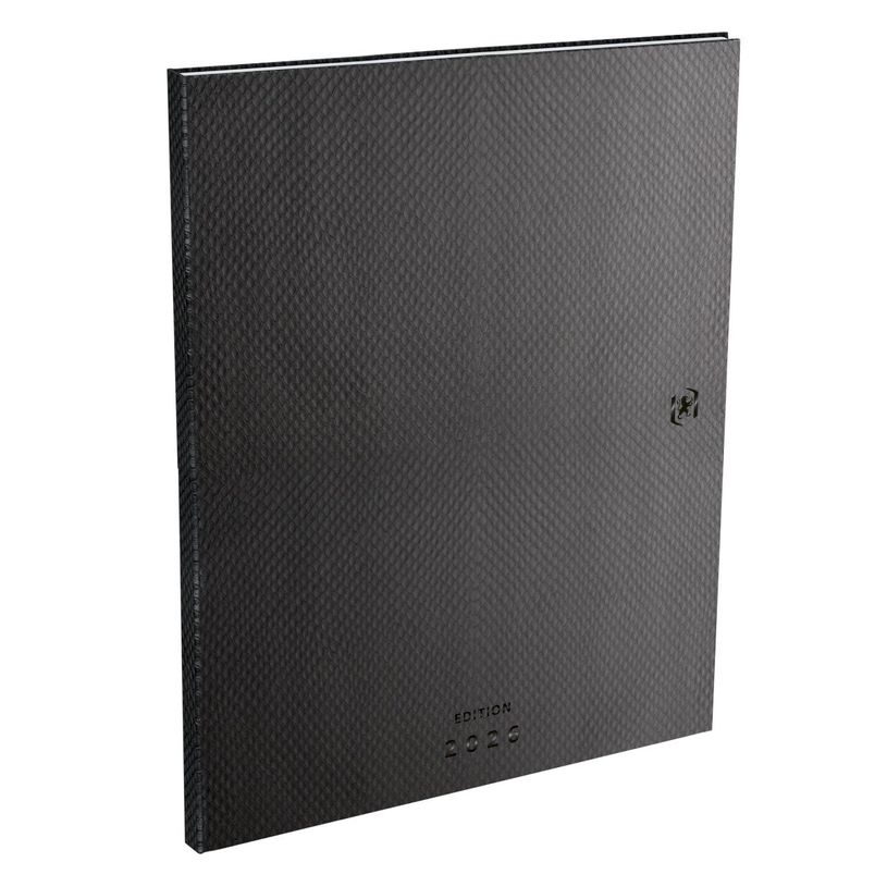 3147280267178-Agenda Ophio - 1 semaine sur 2 pages - 21 x 27 cm - noir - Oxford--0