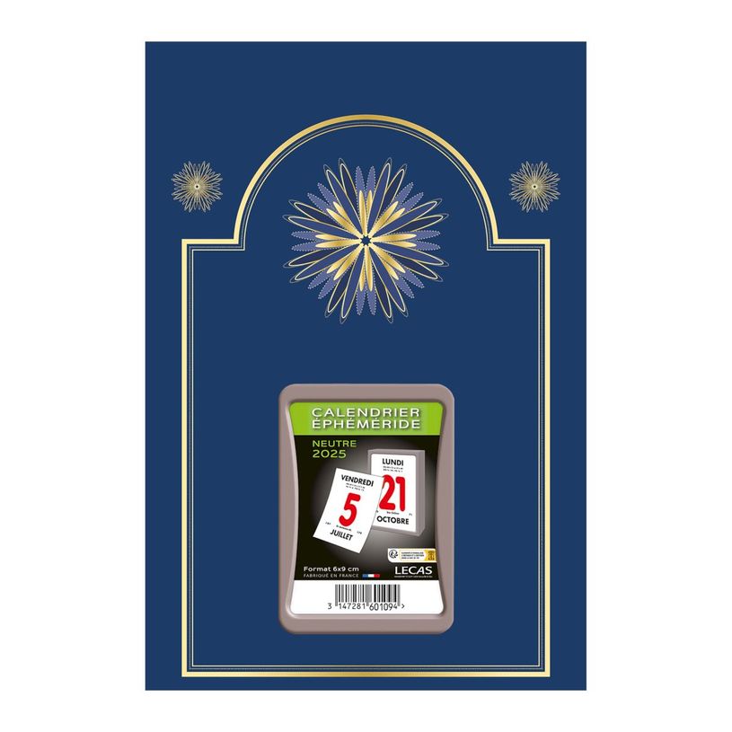 3147280261251-Lecas Neutre - Plaque avec bloc éphéméride humoristique - 17 x 25 cm - bleu--0