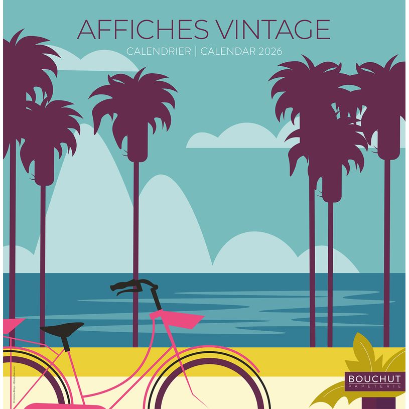 3592930029291-Calendrier illustré BOUCHUT 30 x 30 cm VINTAGE Pefc 70 %--0
