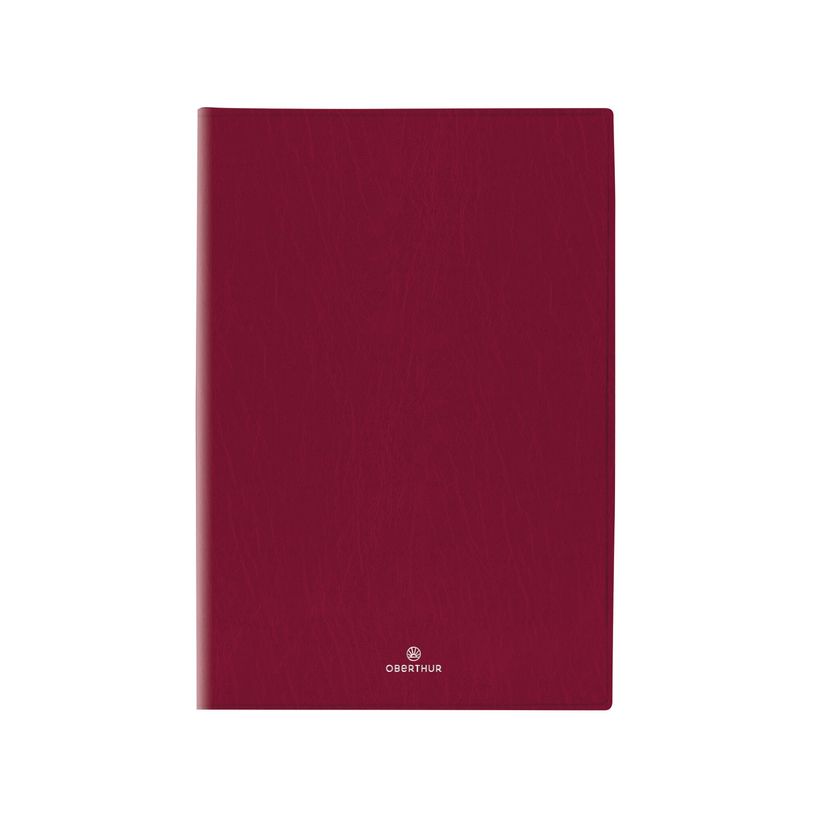 3664447159232-Agenda Odessa - 1 semaine sur 2 pages - 17 x 24,5 cm - bordeaux - Oberthur-P_405149006_1-0
