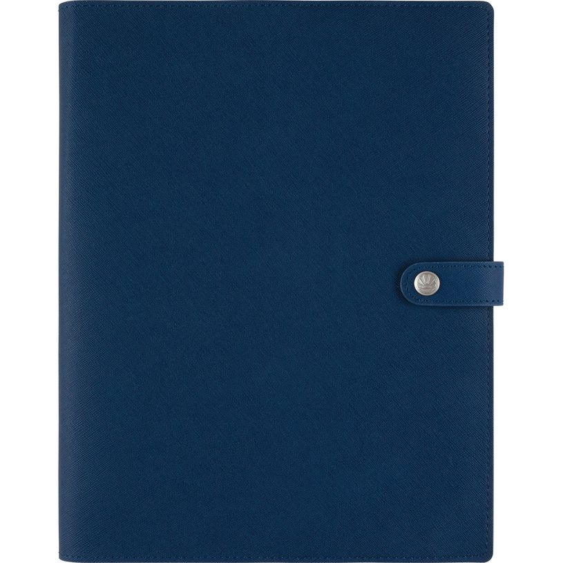 3664447161037-Agenda à spirale Kent - 1 semaine sur 2 pages - 22 x 28 cm - bleu marine - Oberthur-P_405149037_1-0