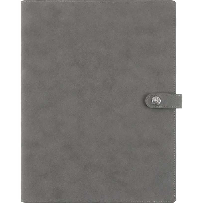 3664447161068-Agenda à spirale Kent - 1 semaine sur 2 pages - 22 x 28 cm - gris - Oberthur-P_405149039_1-0
