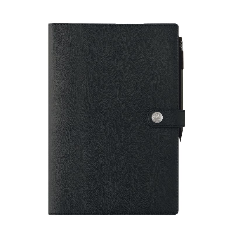 3664447160702-Agenda à spirale Kent - 1 semaine sur 2 pages - 17 x 24,5 cm - noir - Oberthur-P_405149040_1-0