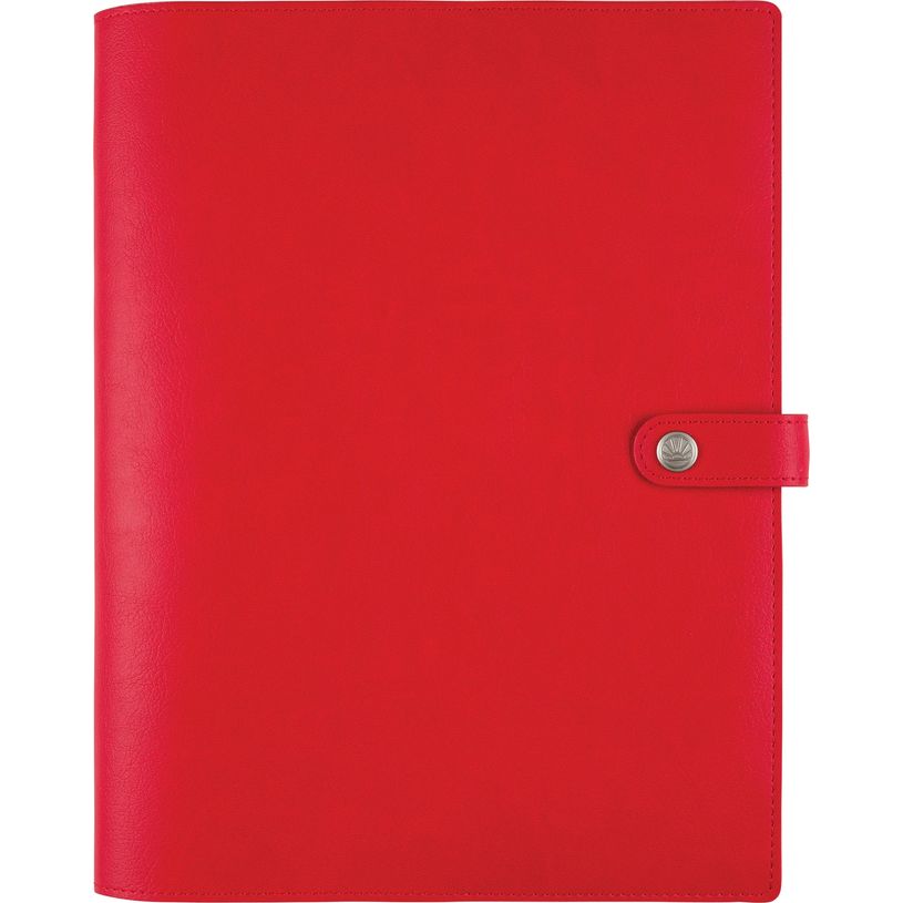 3664447159492-Agenda à spirale Lady Kent - 1 semaine sur 2 pages - 22 x 28 cm - rouge - Oberthur-P_405149051_1-0