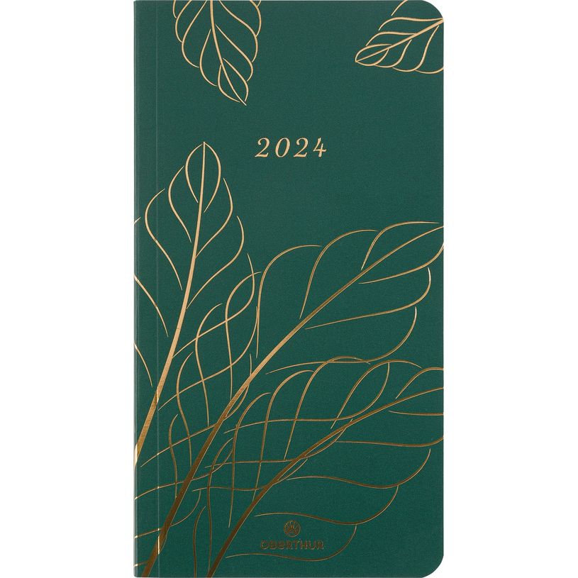 3664447157207-Agenda de poche Astoria - 1 semaine sur 2 pages - 9,5 x 17 cm - vert - Oberthur-P_405149073_1-0