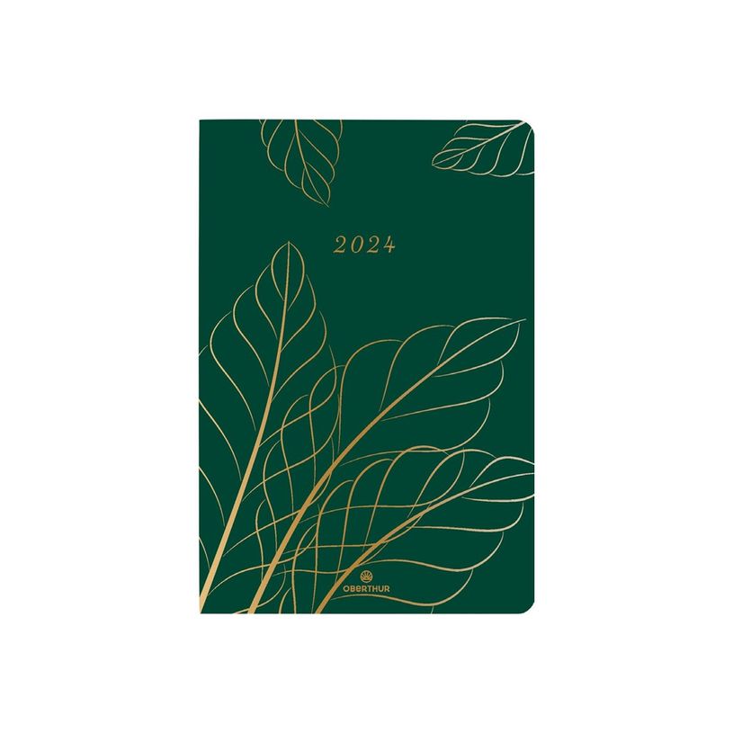3664447157207-Agenda de poche Astoria - 1 semaine sur 2 pages - 9,5 x 17 cm - vert - Oberthur-P_405149073_2-1