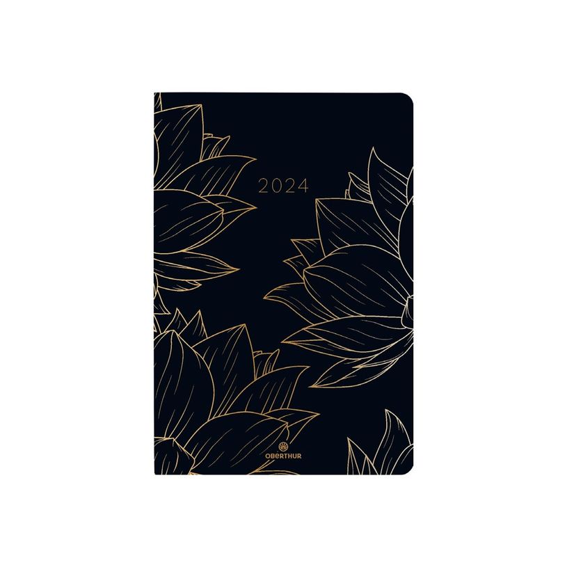 3664447157245-Agenda Astoria - 1 semaine sur 2 pages - 10 x 15 cm - noir - Oberthur-P_405149074_2-1
