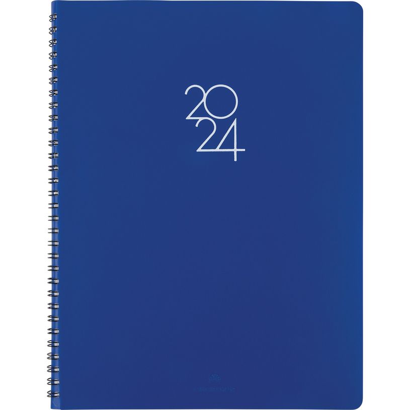 3664447155609-Agenda à spirale Portland - 1 semaine sur 2 pages - 22 x 28 cm - bleu - Oberthur-P_405149082_1-0