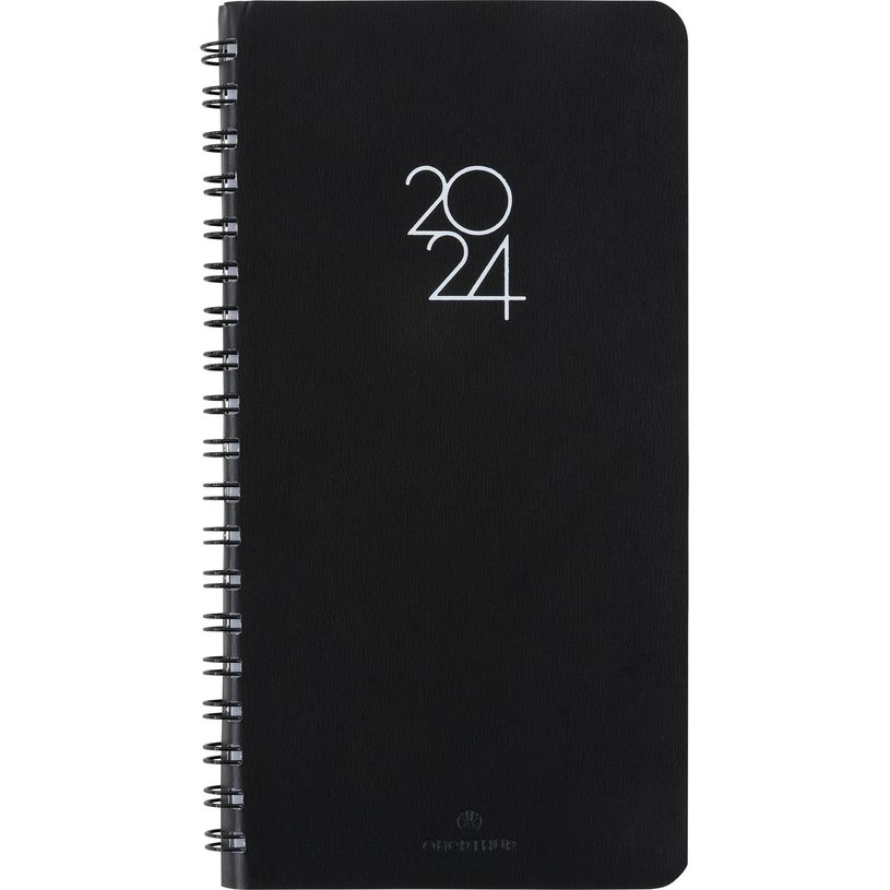 3664447155661-Agenda de poche spiralé Portland - 1 semaine sur 2 pages - 9,5 x 17 cm - noir - Oberthur-P_405149086_1-0