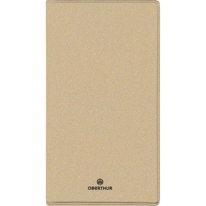 3664447161440-Agenda de poche spiralé Vegas - 1 semaine sur 2 pages - 9,5 x 17 cm - or - Oberthur-P_405149098_1-0
