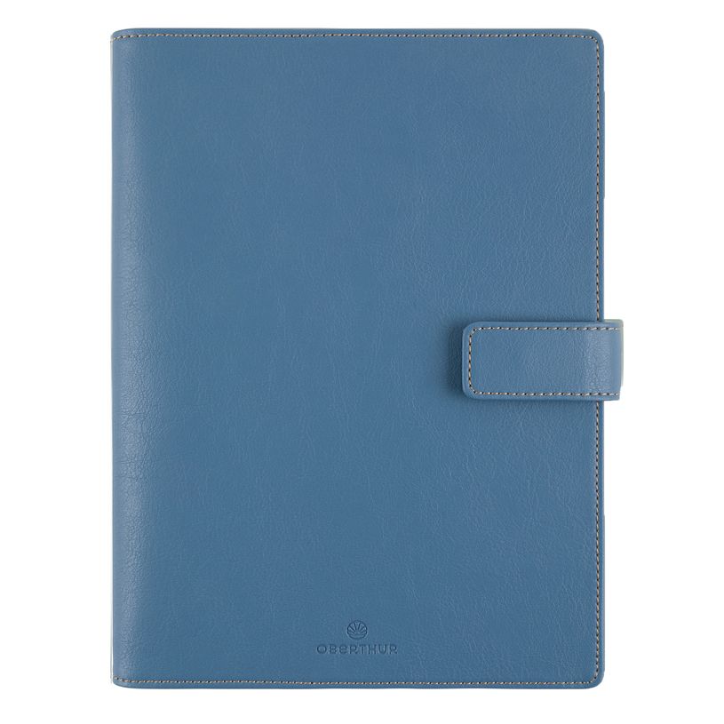 3664447163109-Agenda à spirale Milano - 1 semaine sur 2 pages - 22 x 28 cm - bleu denim - Oberthur-P_405149112_1-0