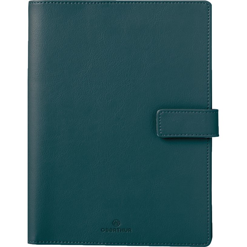 3664447162966-Agenda Milano - 1 semaine sur 2 pages - 22 x 28 cm - vert canard - Oberthur-P_405149119_1-0