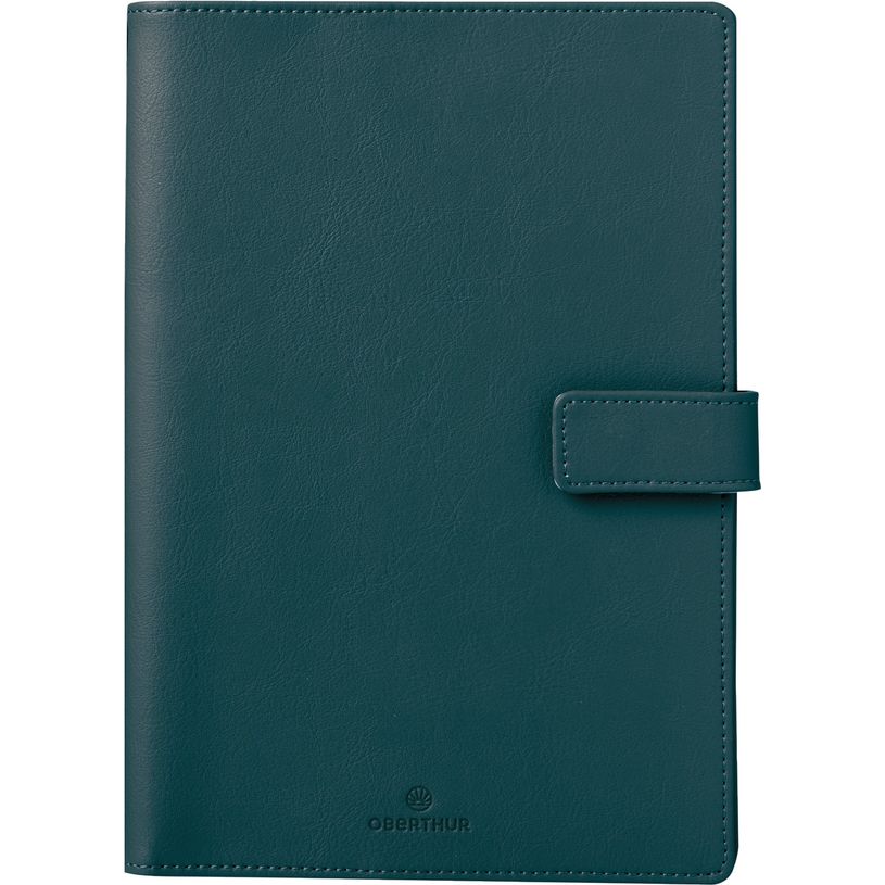 3664447163017-Agenda à spirale Milano - 1 semaine sur 2 pages - 17 x 24,5 cm - vert canard - Oberthur-P_405149124_1-0