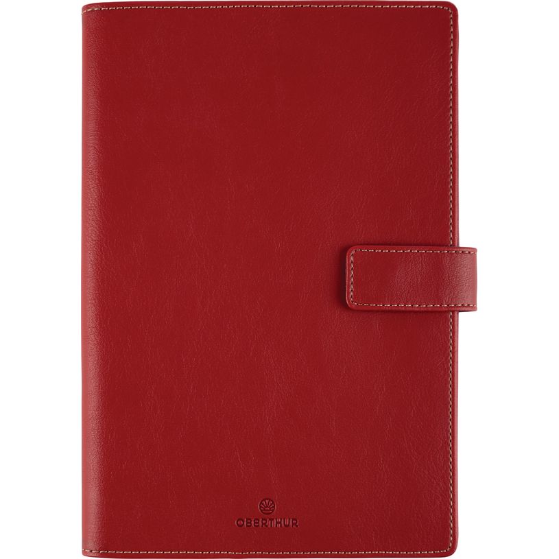3664447162973-Agenda à spirale Milano - 1 semaine sur 2 pages - 11 x 18 cm - rouge - Oberthur-P_405149132_1-0
