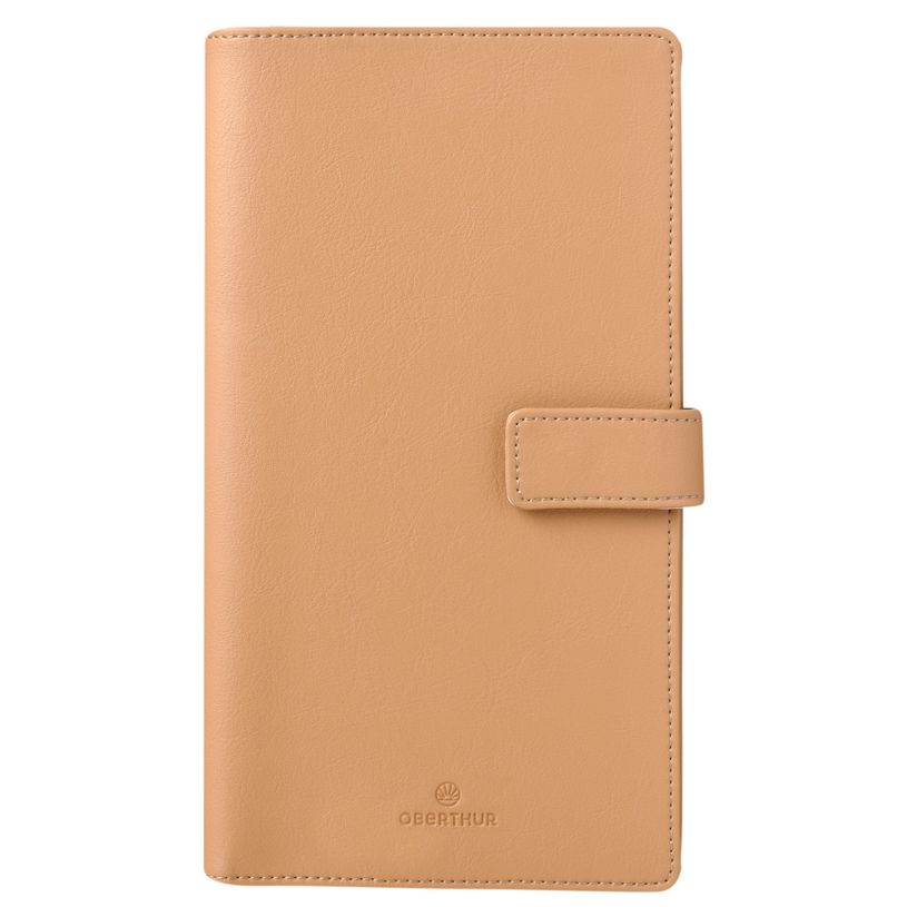 3664447162935-Agenda à spirale Milano - 1 semaine sur 2 pages - 11 x 18 cm - camel - Oberthur-P_405149133_1-0