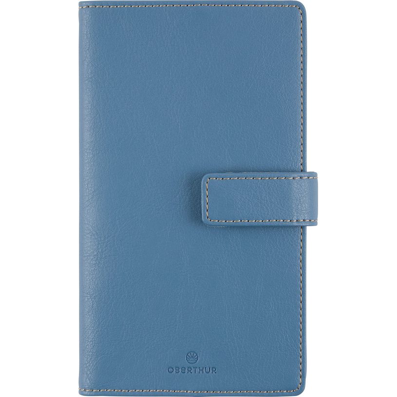 3664447162911-Agenda à spirale Milano - 1 semaine sur 2 pages - 11 x 18 cm - bleu denim - Oberthur-P_405149134_1-0