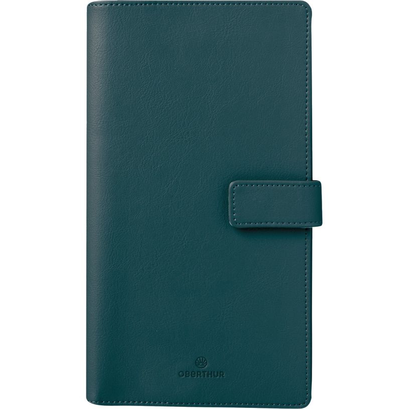 3664447162874-Agenda à spirale Milano - 1 semaine sur 2 pages - 11 x 18 cm - vert canard - Oberthur-P_405149135_1-0