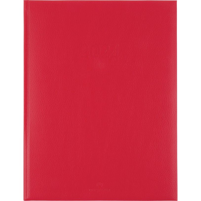 3664447162324-Agenda London - 1 semaine sur 2 pages - 22 x 28 cm - rouge - Oberthur-P_405149165_1-0