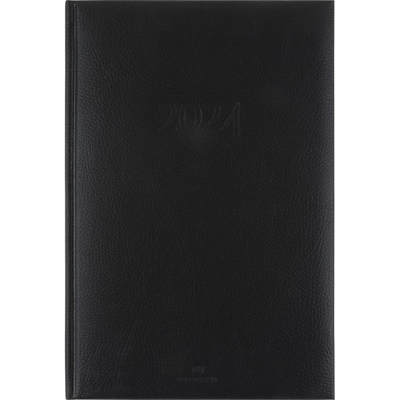 3664447162355-Agenda London - 1 semaine sur 2 pages - 17 x 24,5 cm - noir - Oberthur-P_405149168_1-0
