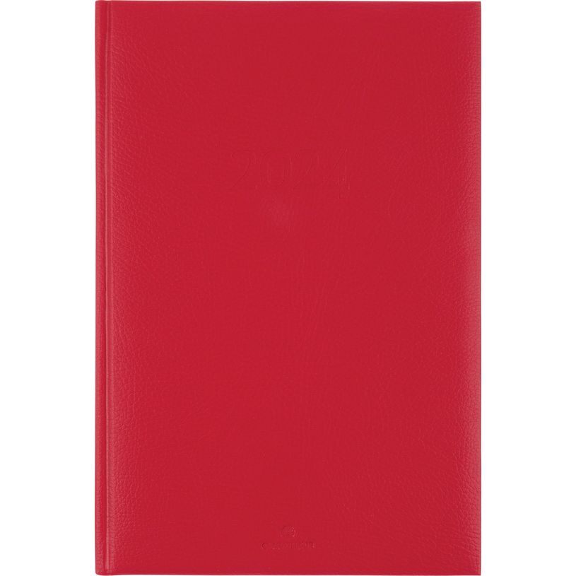 3664447162362-Agenda London - 1 semaine sur 2 pages - 17 x 24,5 cm - rouge - Oberthur-P_405149169_1-0