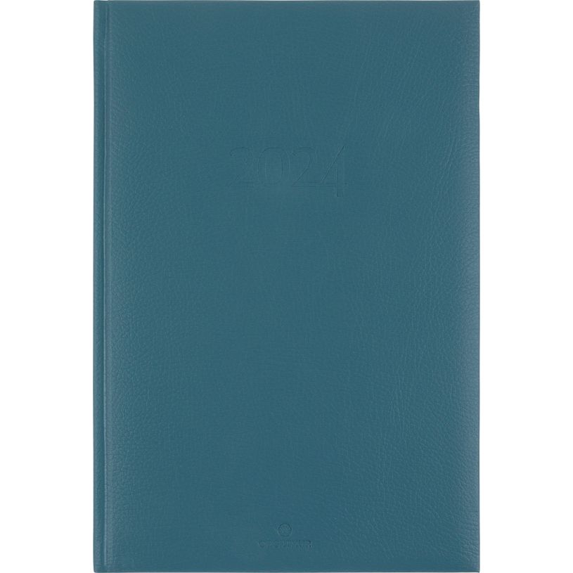 3664447162379-Agenda London - 1 semaine sur 2 pages - 17 x 24,5 cm - gris - Oberthur-P_405149170_1-0