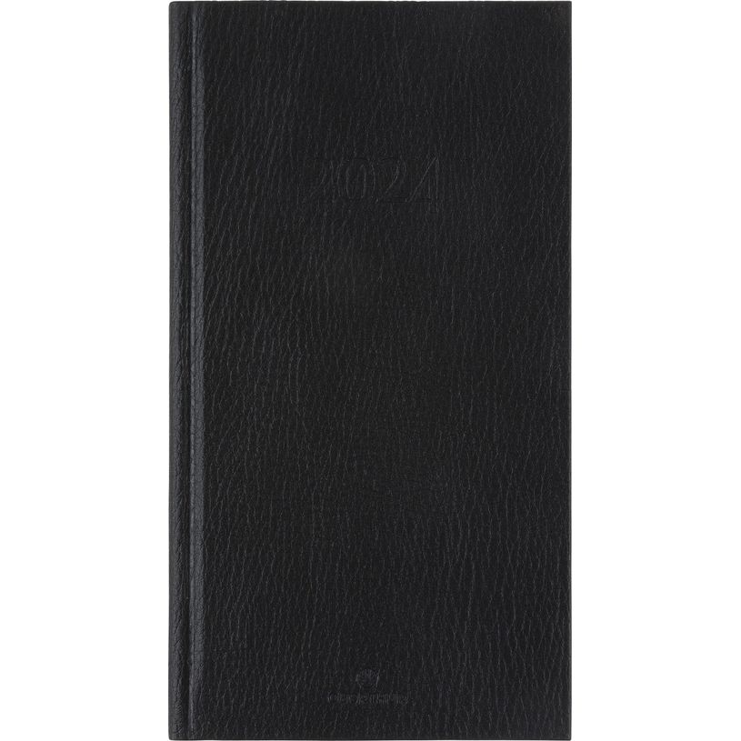 3664447162393-Agenda London - 1 semaine sur 2 pages - 9,5 x 17,5 cm - noir - Oberthur-P_405149172_1-0