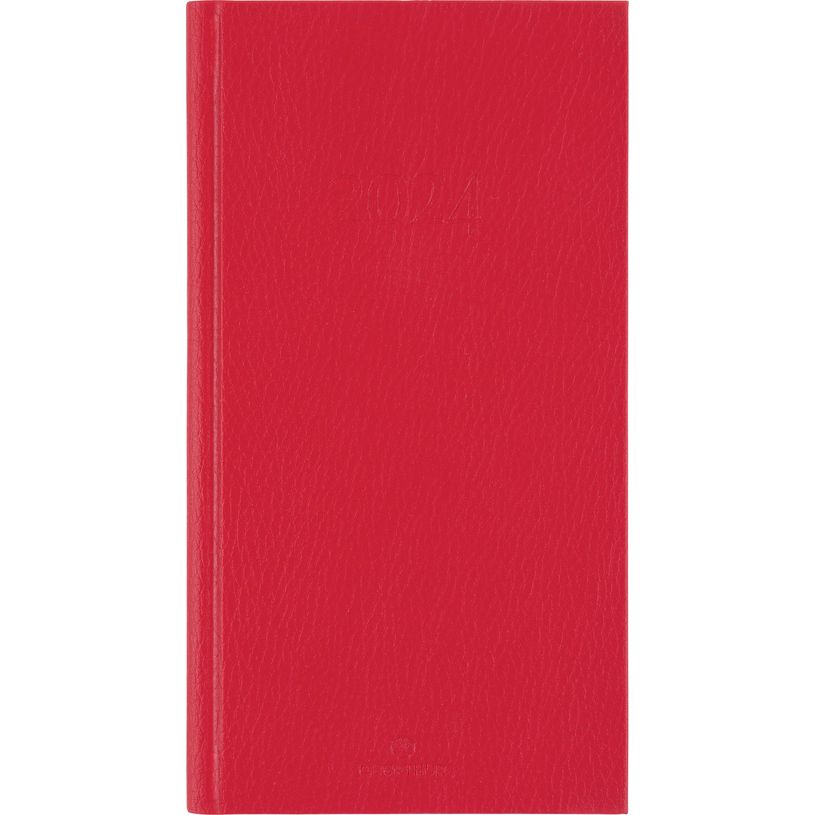 3664447162409-Agenda London - 1 semaine sur 2 pages - 9,5 x 17,5 cm - rouge - Oberthur-P_405149173_1-0