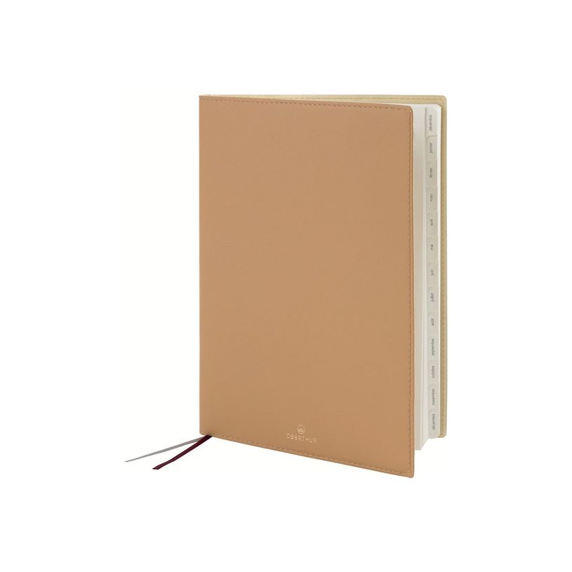 3664447155197-Agenda Feroe - 1 semaine sur 2 pages - 15 x 21 cm - camel - Oberthur-P_405149176_2-1