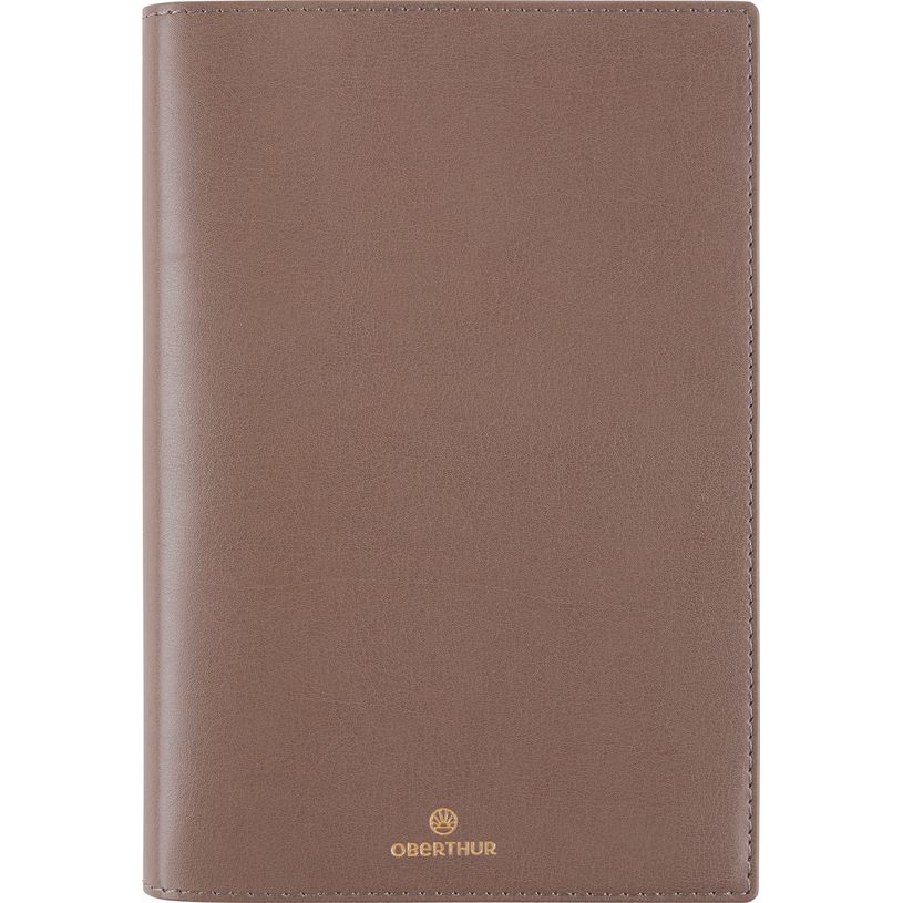 3664447155210-Agenda Feroe - 1 semaine sur 2 pages - 15 x 21 cm - moka - Oberthur-P_405149178_1-0