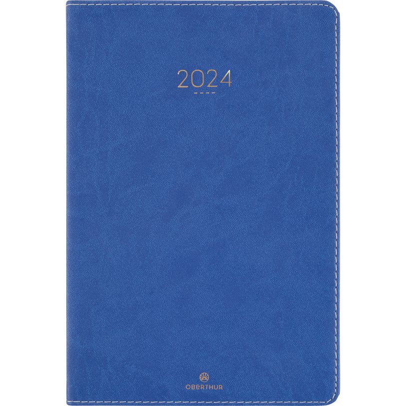 3664447161617-Agenda Eton - 1 semaine sur 2 pages - 22 x 28 cm - bleu - Oberthur-P_405149184_1-0