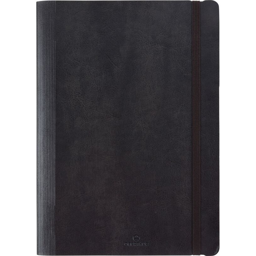 3664447161266-Agenda à spirale Medicis - 1 semaine sur 2 pages - 22 x 30 cm - noir - Oberthur-P_405149204_1-0