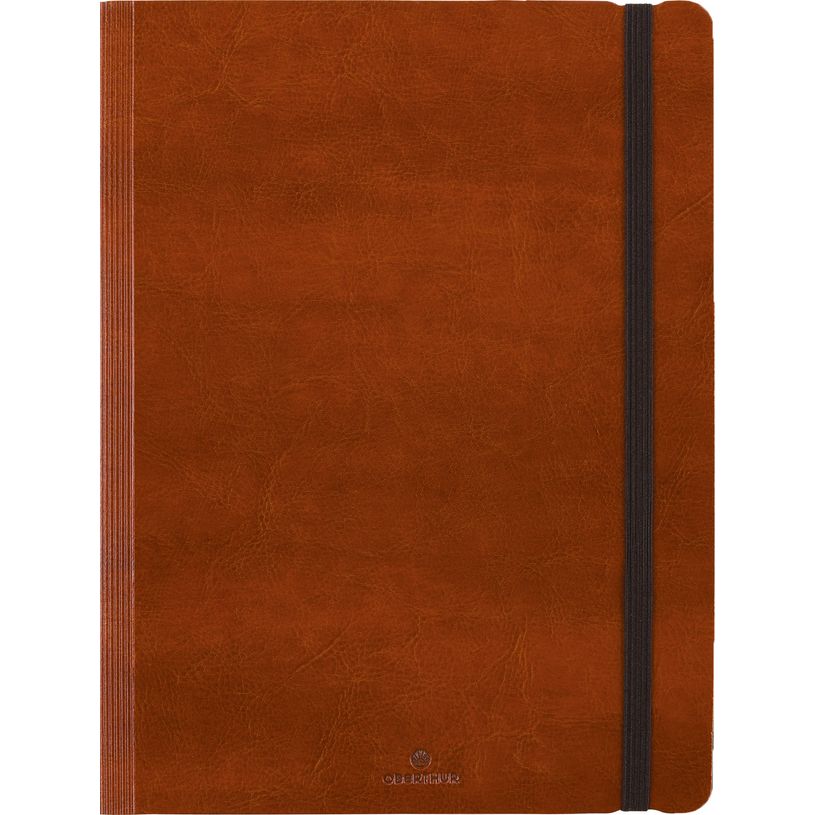 3664447155852-Agenda à spirale Medicis - 1 semaine sur 2 pages - 22 x 30 cm - marron clair - Oberthur-P_405149206_1-0