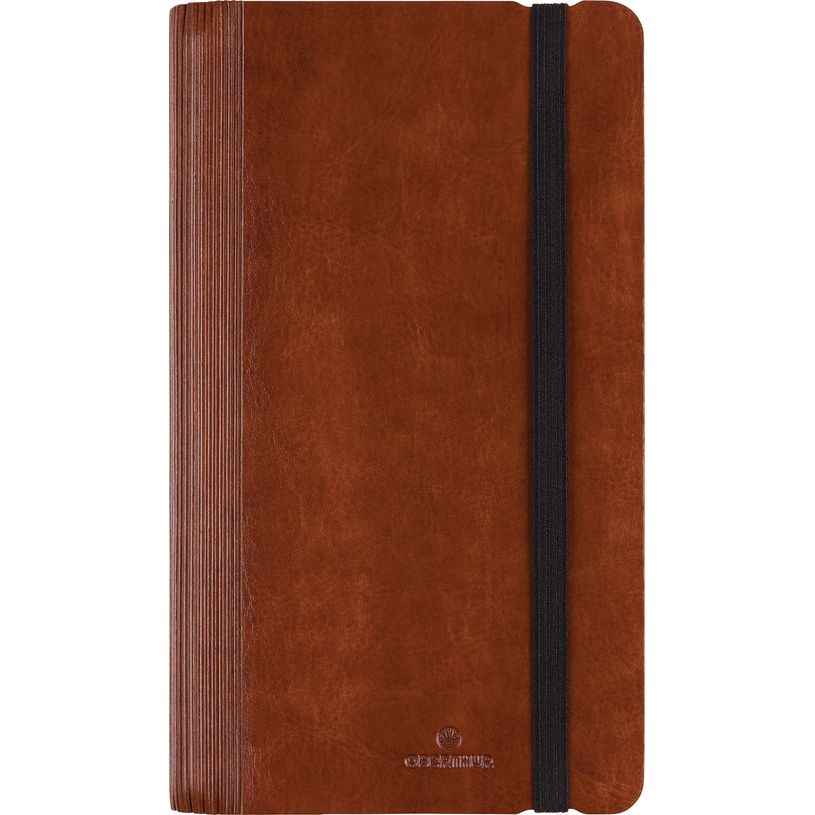 3664447155975-Agenda de poche spiralé Medicis - 1 semaine sur 2 pages - 9,5 x 17 cm - marron clair - Ob-P_405149218_1-0