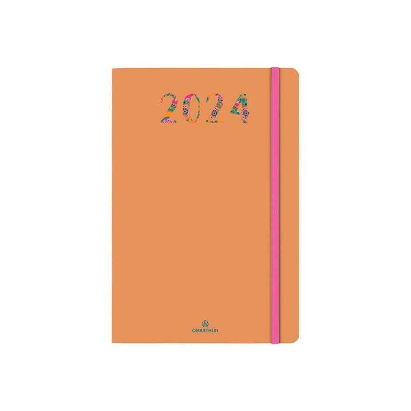 3664447158815-Agenda Merida - 1 semaine sur 2 pages - 17 x 24,5 cm - orange - Oberthur-P_405149224_3-2