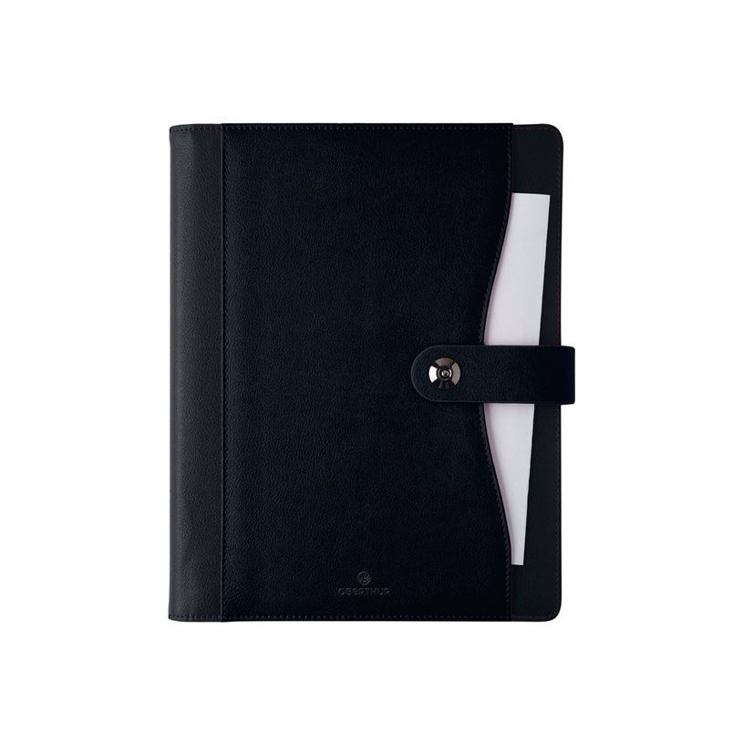 3664447155159-Agenda de poche spiralé Davos - 1 semaine sur 2 pages - 9,5 x 17 cm - noir - Oberthur-P_405149247_2-1