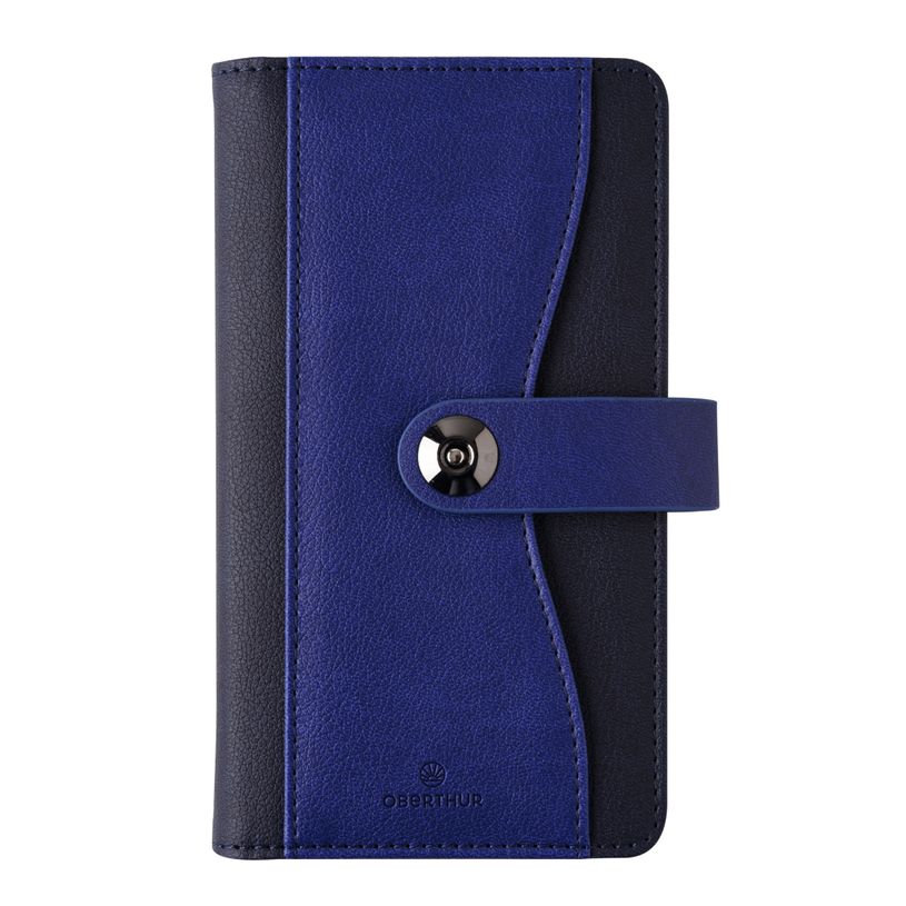 3664447155173-Agenda de poche spiralé Davos - 1 semaine sur 2 pages - 9,5 x 17 cm - bleu - Oberthur-P_405149249_1-0