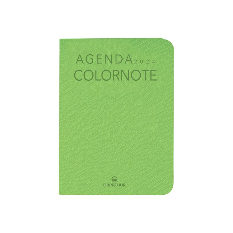 3664447156248-Agenda Colornote - 1 semaine sur 2 pages - 10 x 15 cm - vert pomme - Oberthur-P_405149252_2-1