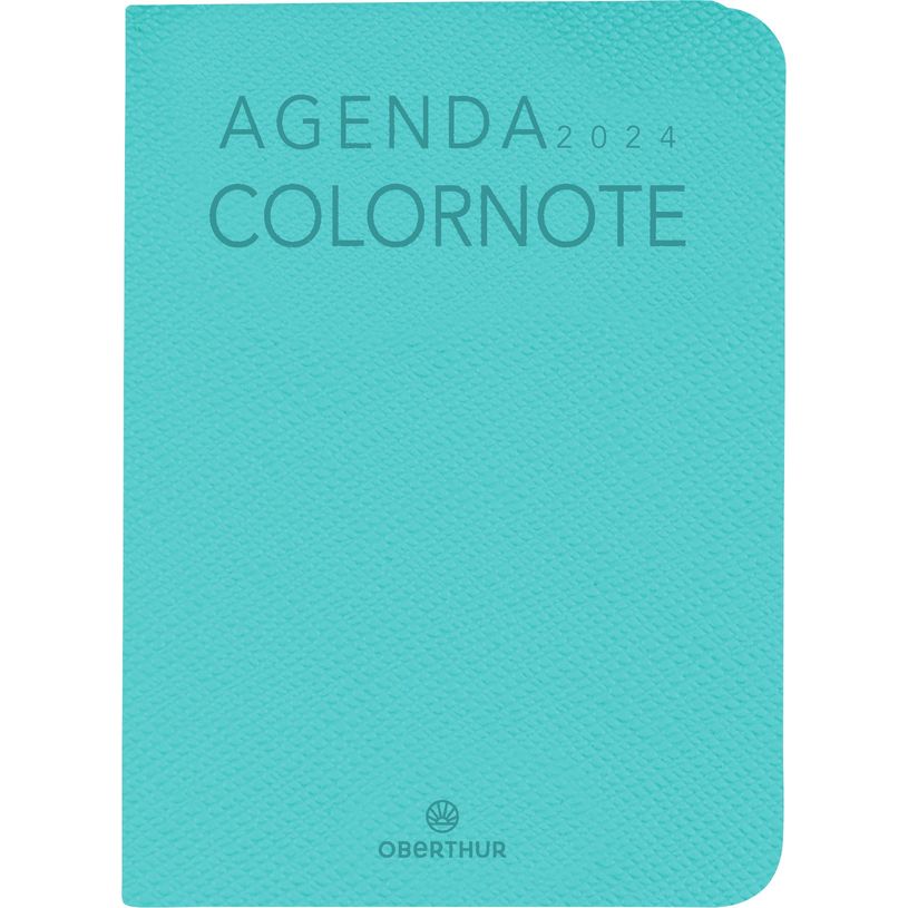 3664447156170-Agenda de poche Colornote - 1 semaine sur 2 pages - 7,5 x 10,5 cm - bleu turquoise - Obert-P_405149257_1-0