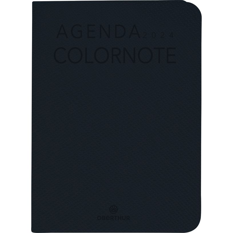 3664447158112-Agenda de poche Colornote - 1 semaine sur 2 pages - 7,5 x 10,5 cm - noir - Oberthur-P_405149261_1-0
